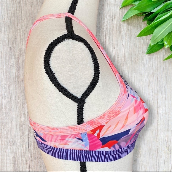 Athleta Girl Pink & Purple Sports Bra Size 12/L - Picture 6 of 7